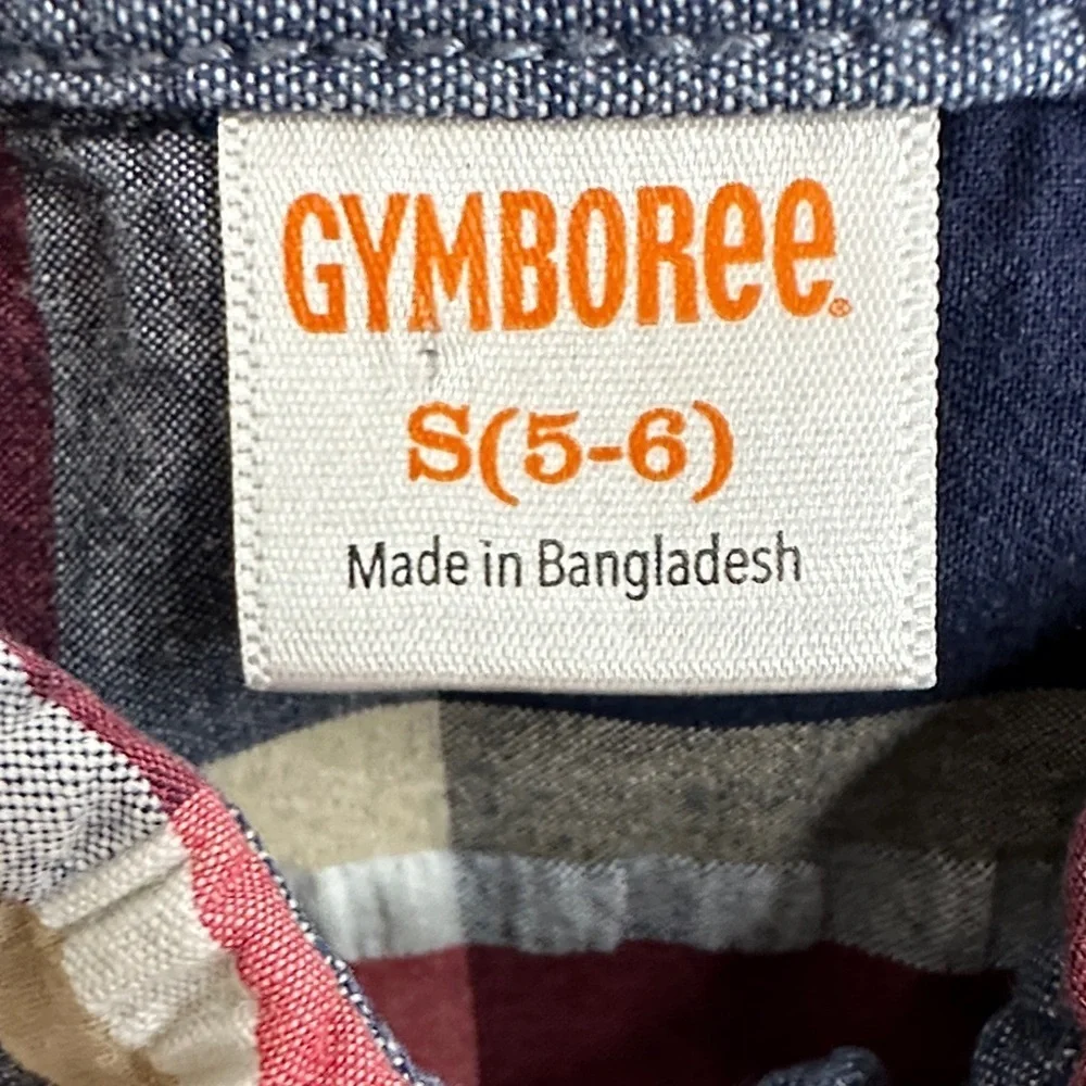 Gymboree Button Down Shirts Bundle | Boys Size 5/6 | 2 Long Sleeve + 2 Short
